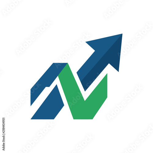 Upward Arrow Graph Symbolizing Growth and Success