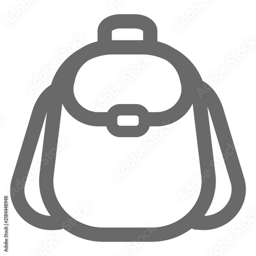 vector backpack icon
