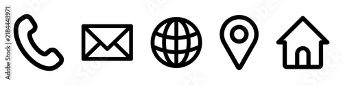 set of vector icons	
