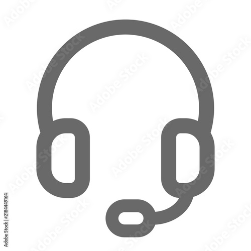 vector headset icon