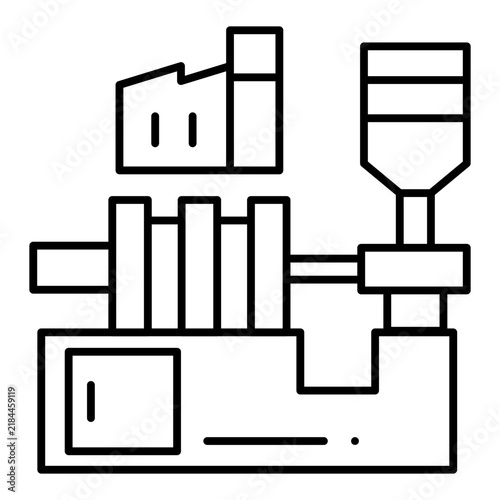 Injection Molding Line Icon