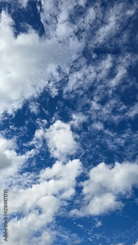 blue sky with clouds