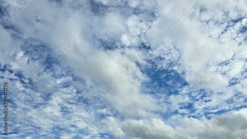 blue sky with clouds