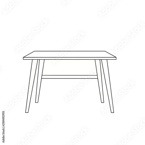 Simple Table Illustration