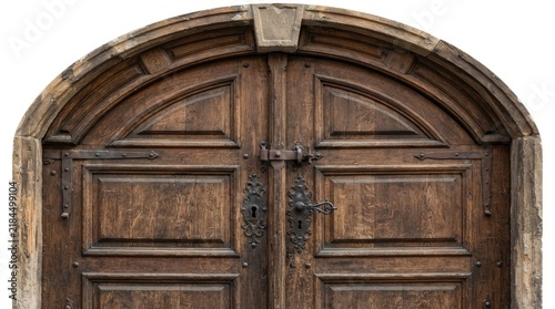 old wooden door