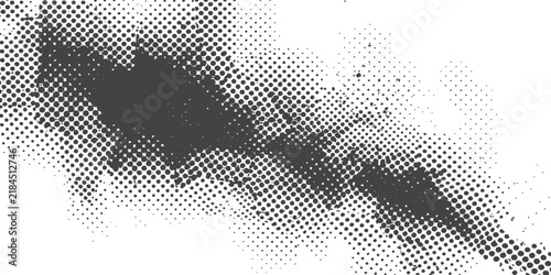 Abstract halftone pattern with grunge texture during a distressed visual effect for graphic design backgrounds