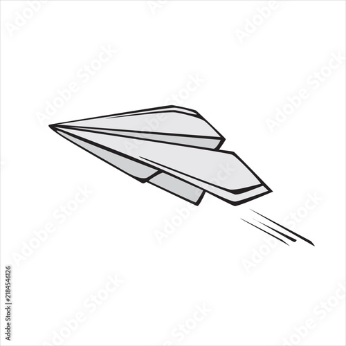 kid's paper airplane
