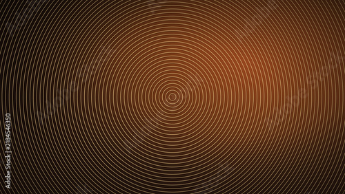 Abstract Pearl Prism Orbital Spheres Background with Concentric Orbital Rings in Terracotta Clay & Rust - Modern Orbital Concentric Circles 3D Vector Graphic