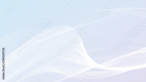Abstract Light Blue and Purple Swirling Lines Background