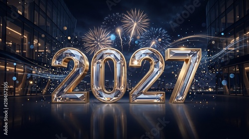Obraz na płótnie Happy New year 2027