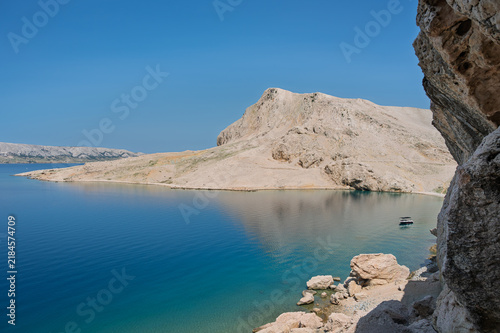 Fotografie Via ferrata part of the Life on Mars hiking trail, Pag Island, Croatia