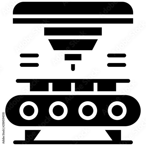 Quadro su tela Bed Leveling Icon