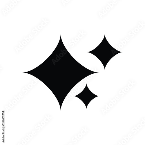 AI Sparkle and Magic Stars Vector Icon for Artificial Intelligence UI UX Design