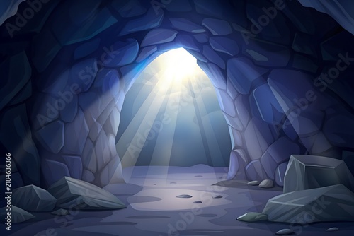 light in the cave