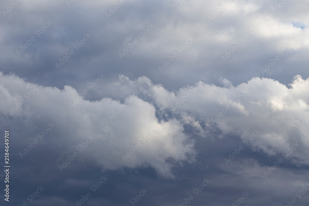 Fototapeta premium The cloudy blue summer Sky