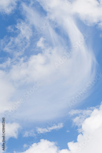 Obraz na płótnie The cloudy blue summer Sky