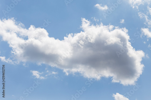 Fototapeta The cloudy blue summer Sky