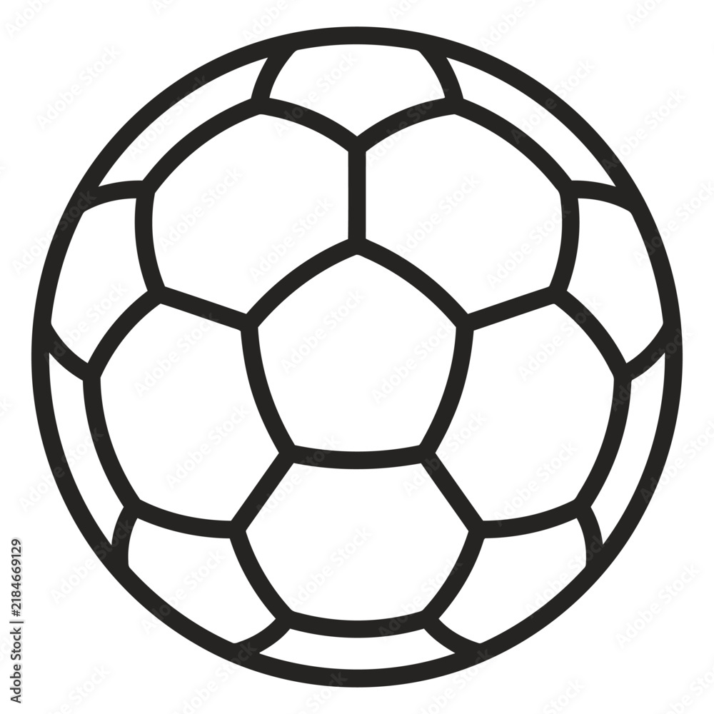 Naklejka premium Soccer ball icon