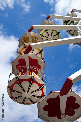 Photography Ferris wheel in Bohemian Prater, Vienna, Austria