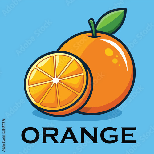 orange cartoon icon cartoon illustration