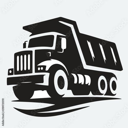 truck logo vector icon design