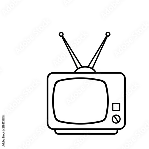 Retro Television Icon