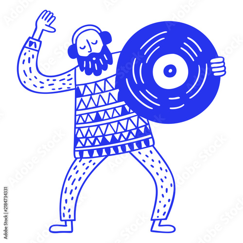 Man With Beard And Mustache