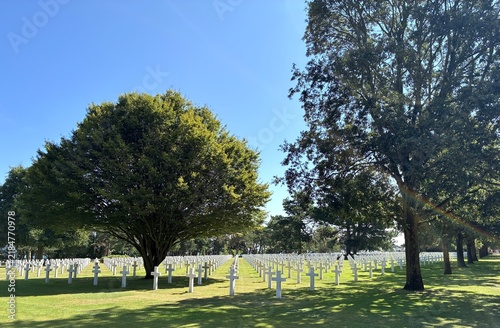 cimetière américain de Colleville-sur-mer, plage d'Omaha beach