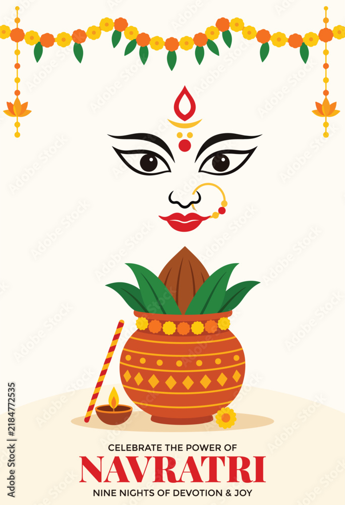 Fototapeta premium Lohri celebration poster template