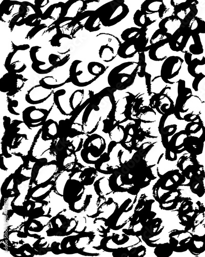 Seamless Hand Drawn Scribble Pattern – Abstract Doodle Vector Background