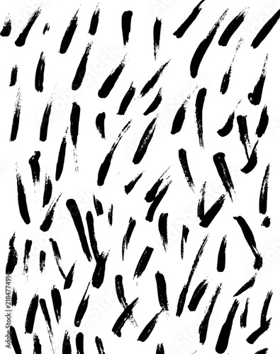Seamless Abstract Brush Strokes Pattern – Hand Drawn Artistic Vector Background