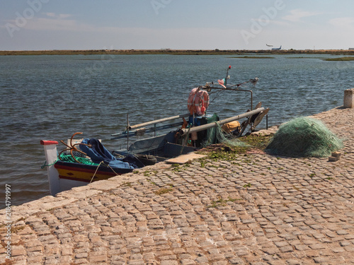 Cuadro en lienzo Serene moments by Ria Formosa in Faro, Algarve