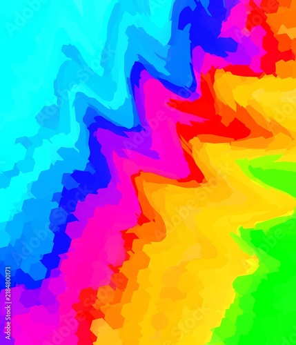 Vibrant abstract colorful waves with flowing shapes and bright gradients for modern creative backgrounds and digital designs