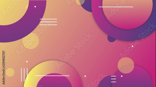 Modern Tech Gradient Loop Background Vibrant and Artistic