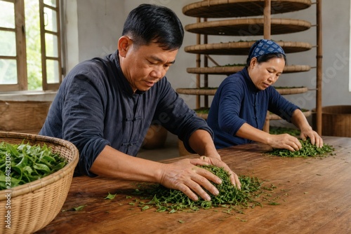 Tea leaf rolling