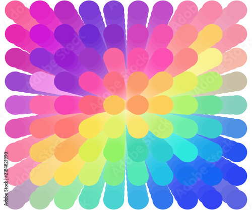 Colorful abstract gradient seamless pattern with smooth pastel transitions