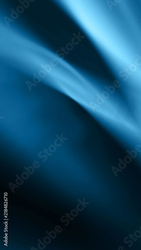 Abstract blue background with smooth waves and soft light. Minimalist artistic texture for modern graphic design