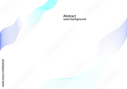 Abstract background with soft blue and purple geometric wave patterns on a clean white backdrop