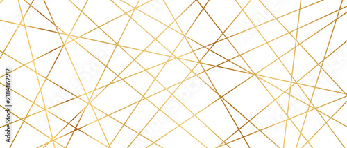 Foto Modern abstract pattern with straight golden lines creating seamless geometric background texture vector illustration