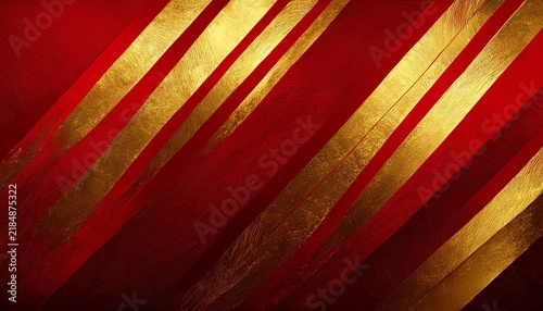 grunge red and gold diagonal stripes texture