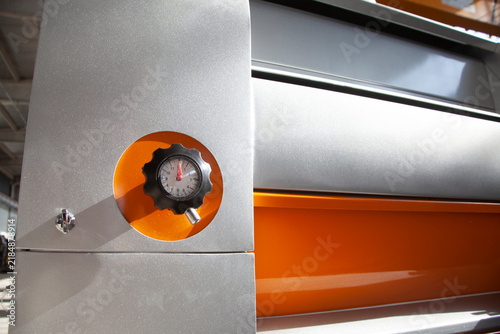 A machine used for grinding grains.