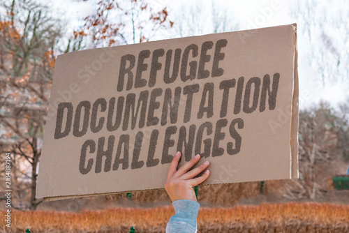 Canvastavla "Refugee documentation challenges" Identity verification difficult amid mass displacement