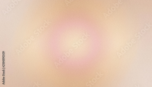 Abstract gradient background panoramic style with soft glowing soft peach, blush pink, golden champagne and pearlescent white color blend and grainy texture