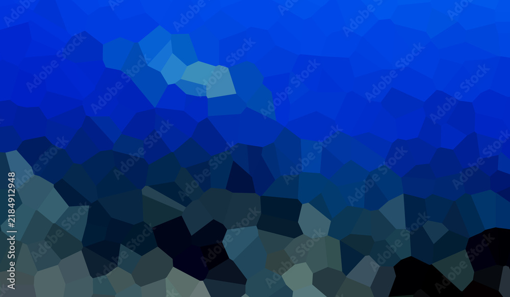 Obraz premium Abstract blue geometric mosaic background with polygonal shapes and gradient texture