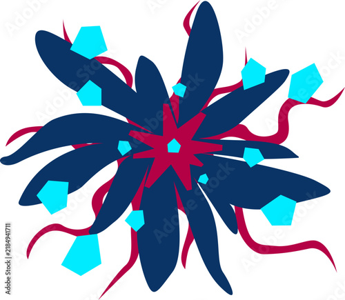 Burst Center Perspective Background Abstract Esports Dynamic Abstract
