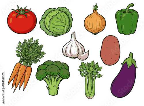 collection of vegetables