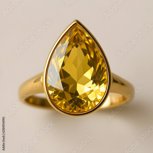golden ring with diamonds