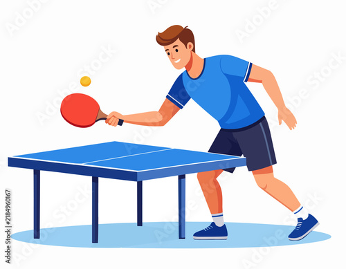 Obraz w ramie Tenis stołowy