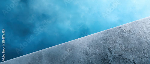 vintage blur abstract soft blue studio and wall background