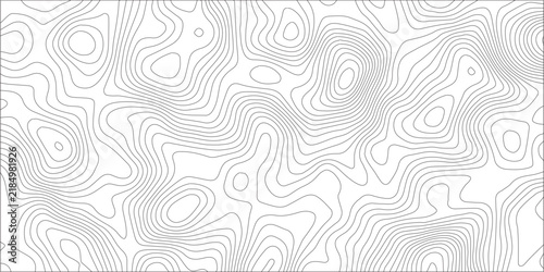 Topographic map vector background, abstract contour line pattern, minimalist geographic terrain texture for web design